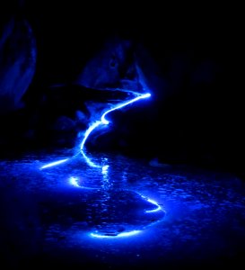 Glowing Blue Pool photo