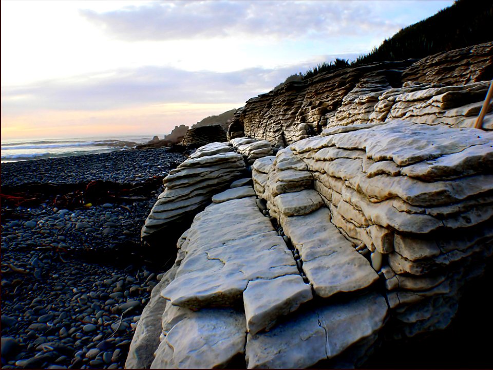 Lime Stone Formations Punakaki NZ