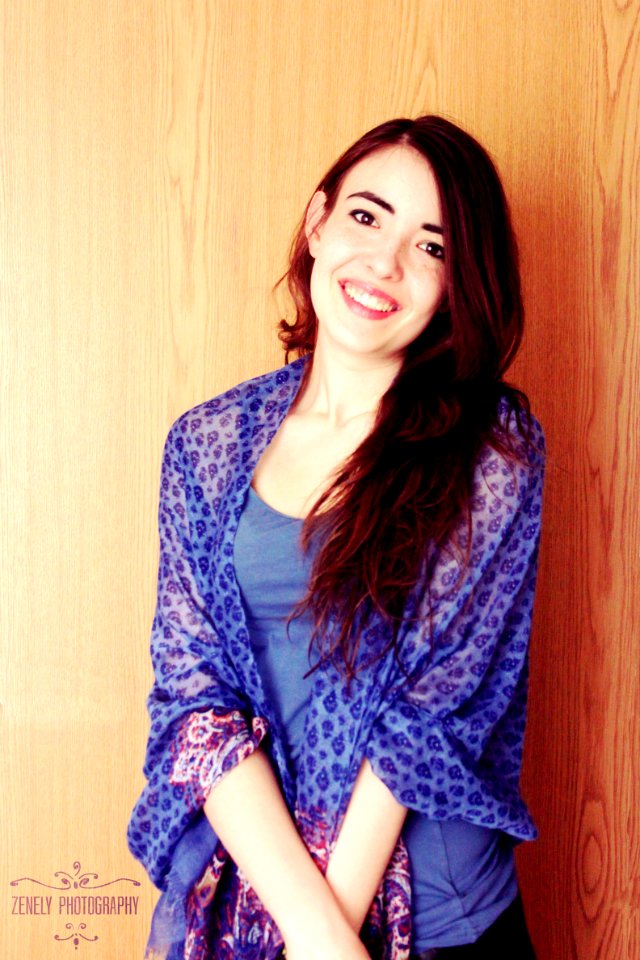 Hair Smile Shoulder Purple