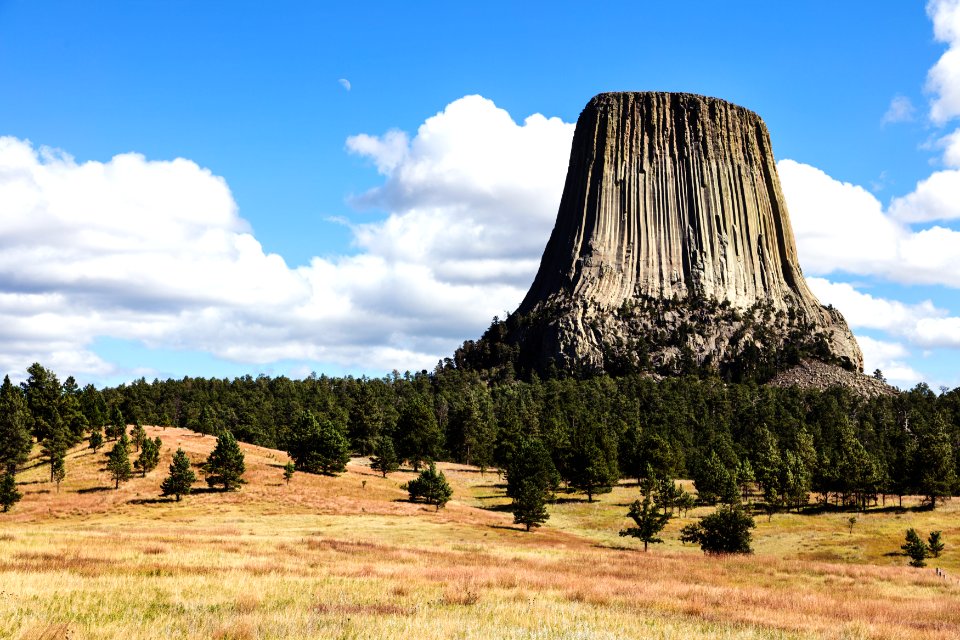 America's first declared national monument (in 1906): Devils Tower - Original image from Carol M. Highsmith’s America, Library of Congress collection.