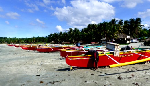 Colourful Fishermens Boats Ilocos Norte photo