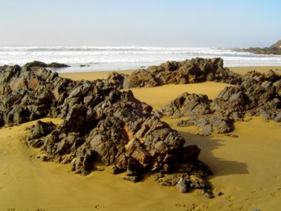 Playa Salvaje Entre Agadir Y Sidi Ifni (Marruecos)