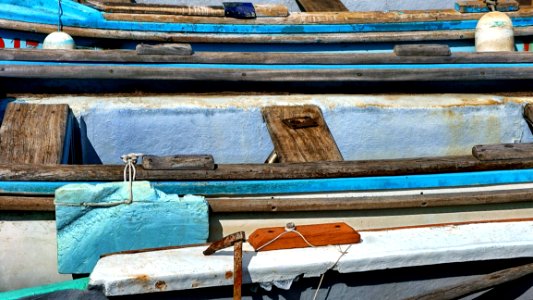 Wooden Boats In Pier photo