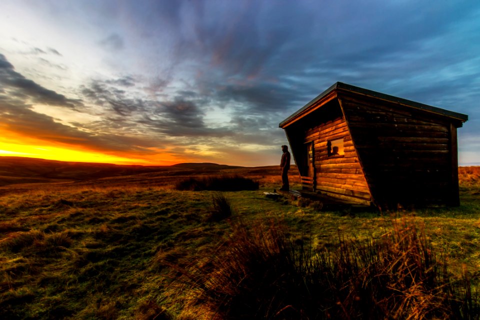 Log Cabin On The Moors