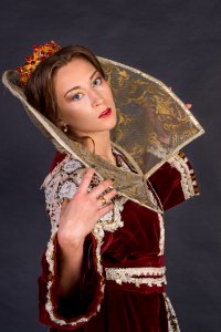 Beautiful Young Princes With Crown
