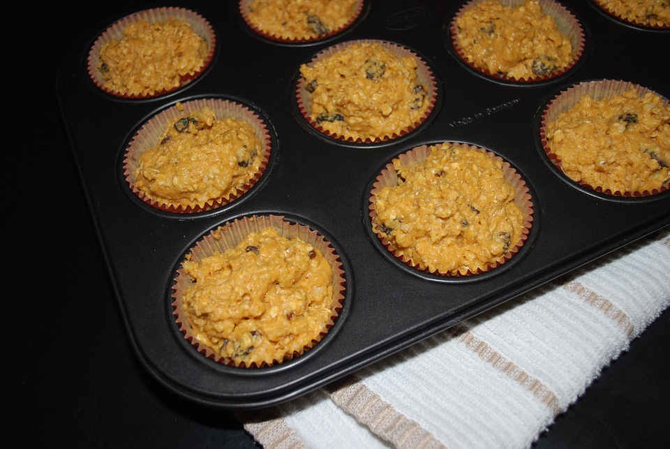 Muffins pumpkin baking