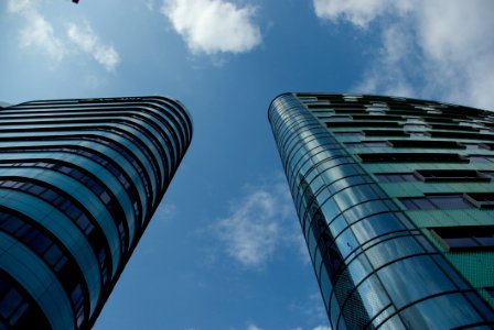 Two Adjacent Skyscrapers