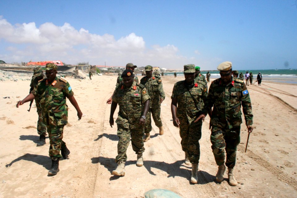 Soldiers On Beach