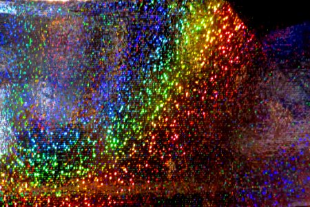 Multicolored Glittery Surface