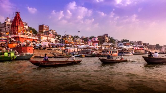Ganga River Varanasi India photo