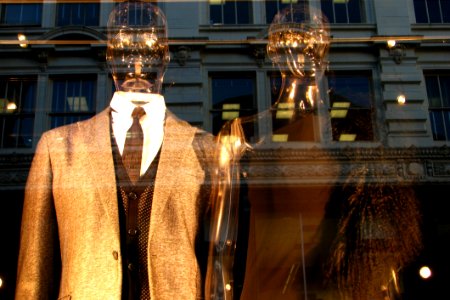 Well-dressed City Couple