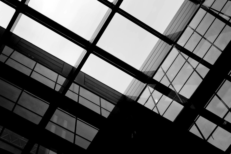 Black And White Skyscrapper Buildings