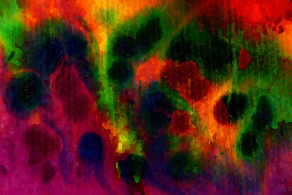 Watercolor Splats On Paper Towel