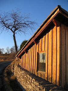 House cabin facade