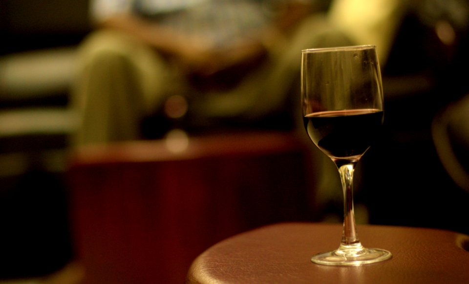 Wine Glass With Red Wine
