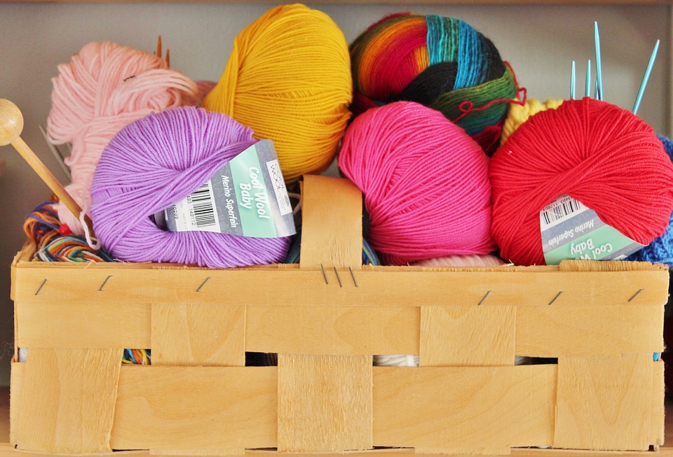 Basket colorful hobby