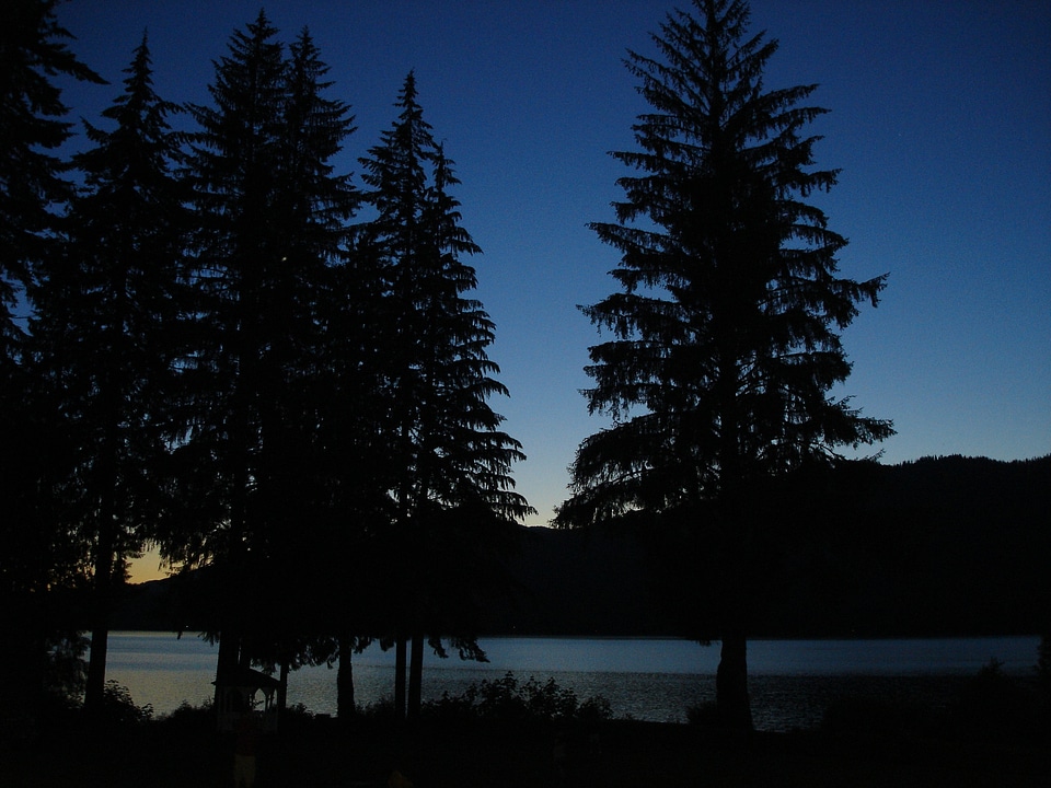 Olympic national park sunset water