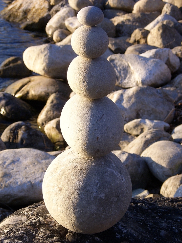 Contrast beach balance