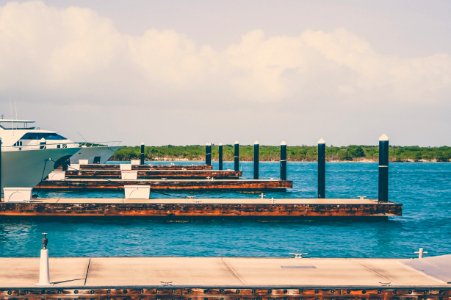 Yachts In A Shipyard Dock