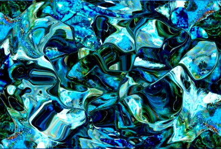 Blue Swirls photo