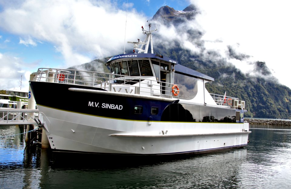 M V Sinbad Milford Sound NZ