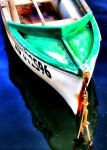 Bow Of Wooden Boat