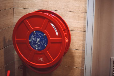 Red Hose Storage Handle