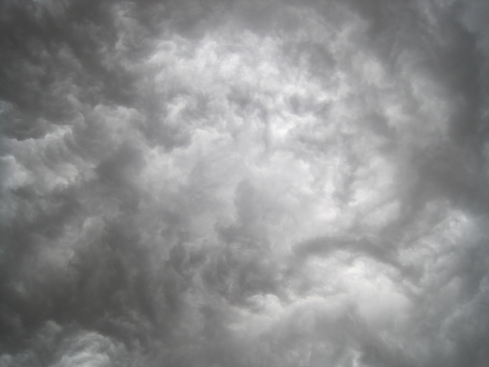 Violent storm ominous photo