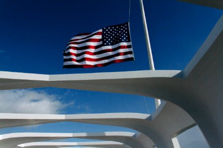 Usa Flag Waving During Daytime