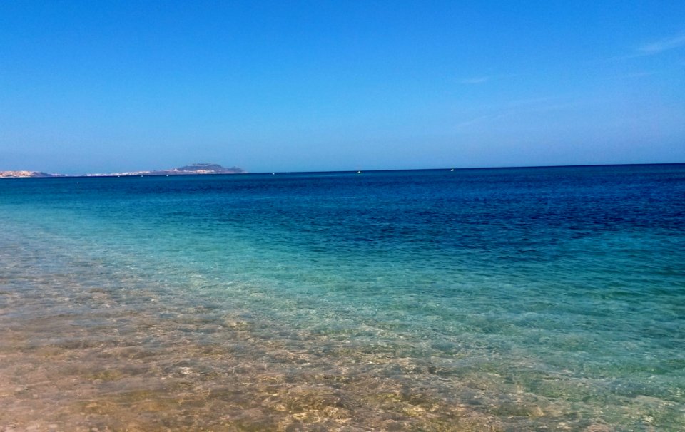 Blue Seashore Beach At Daylight Photography