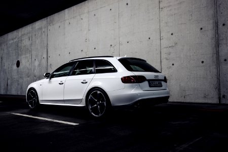 Audi Hatchback On Tunnel