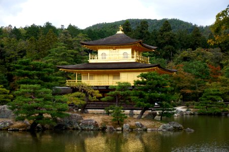 Brown And Black Temple Surrounded By Trees