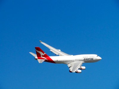 Qantas Airlines Plane On Air photo