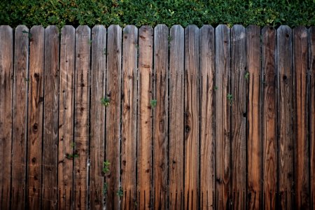Brown Wooden Fence photo