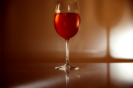 Red Wine In Wine Glass photo