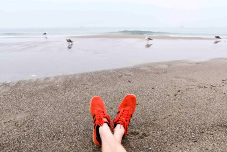 Relaxing On The Beach