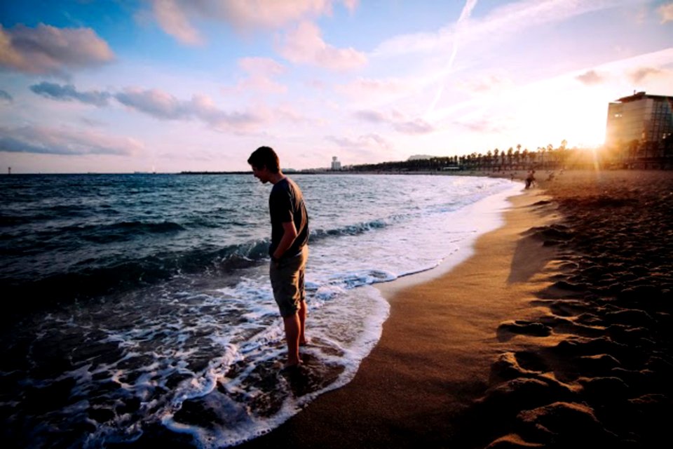 Man At The Seashore