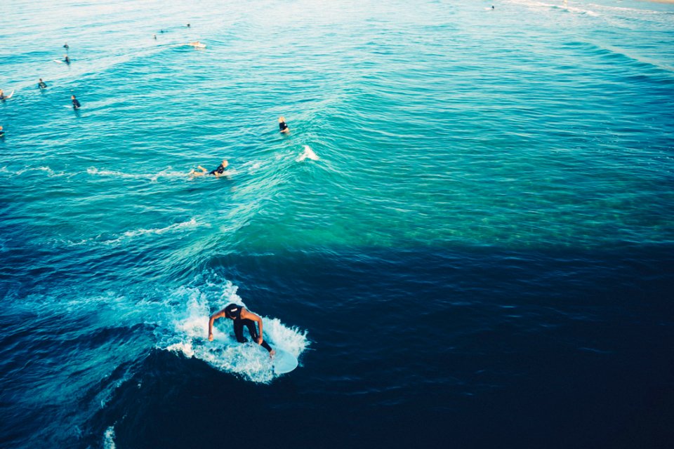 Surfers And Swimmers
