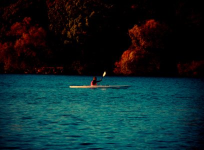 Kayak On The Lake photo