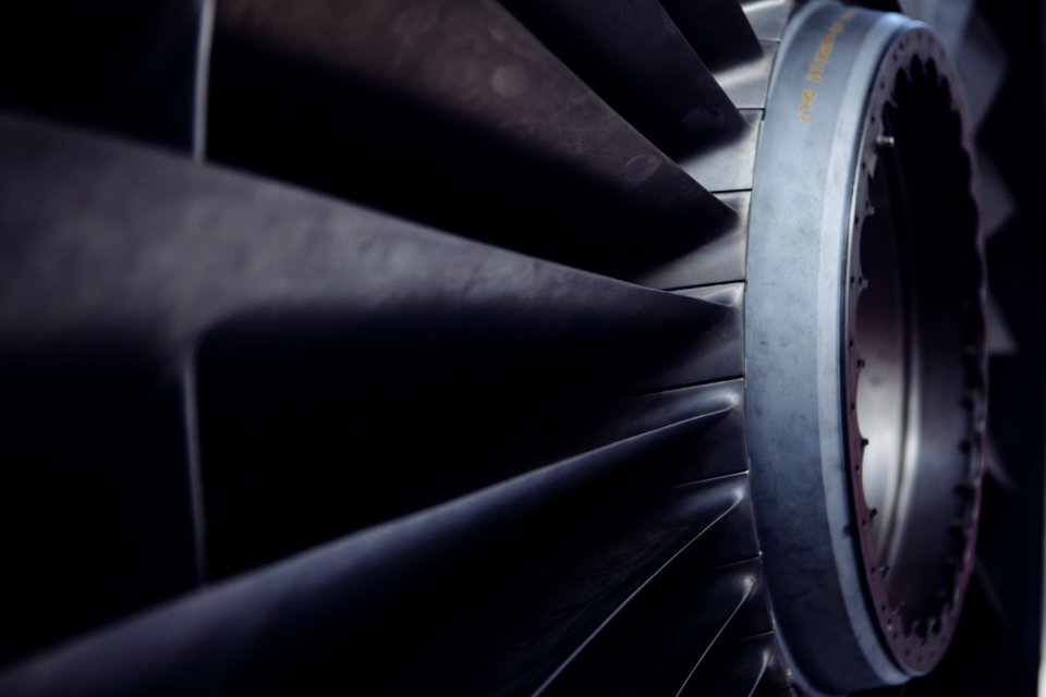 Airplane Engine Turbine