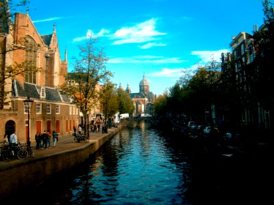 Canal In Amsterdam