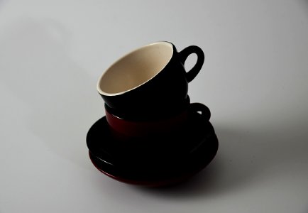 Red And Black Ceramic Mugs