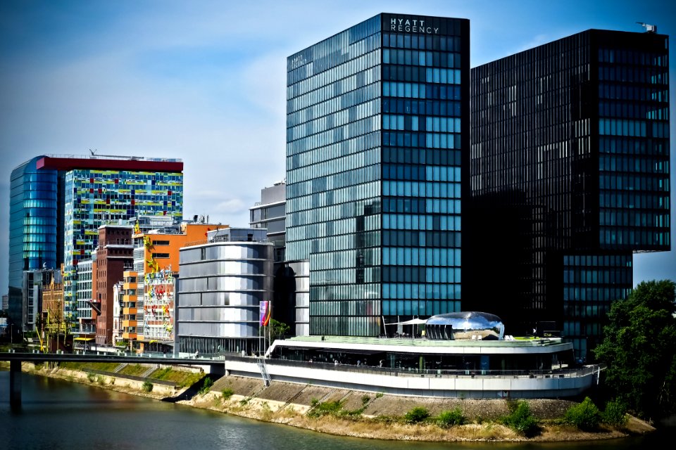 Grey Concrete High Building