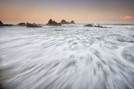 White Sea Wave Foam