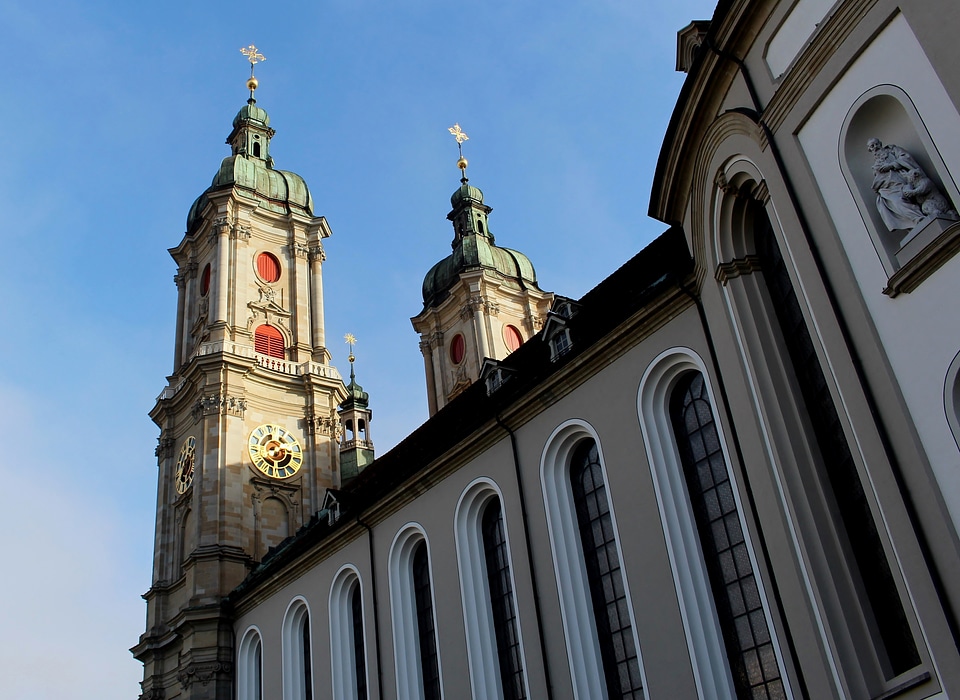 Collegiate church late baroque switzerland