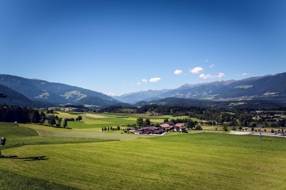 Green Grass Field Under Blue Sky
