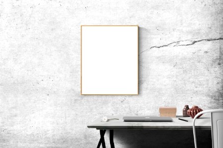 Blank Frame Above Table