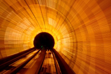Brightly Lit Tunnel photo