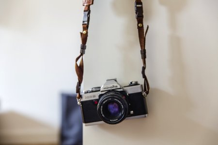 Minolta Black Gray Classic Camera