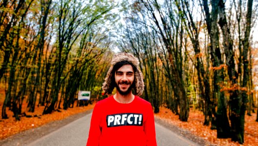 Man In Country Road